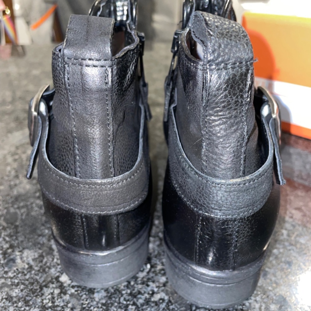 Miz Mooz NYC Leather Ankle Boots with Buckle - Suzy EU39 US Size 8.5-9 - Picture 7 of 12